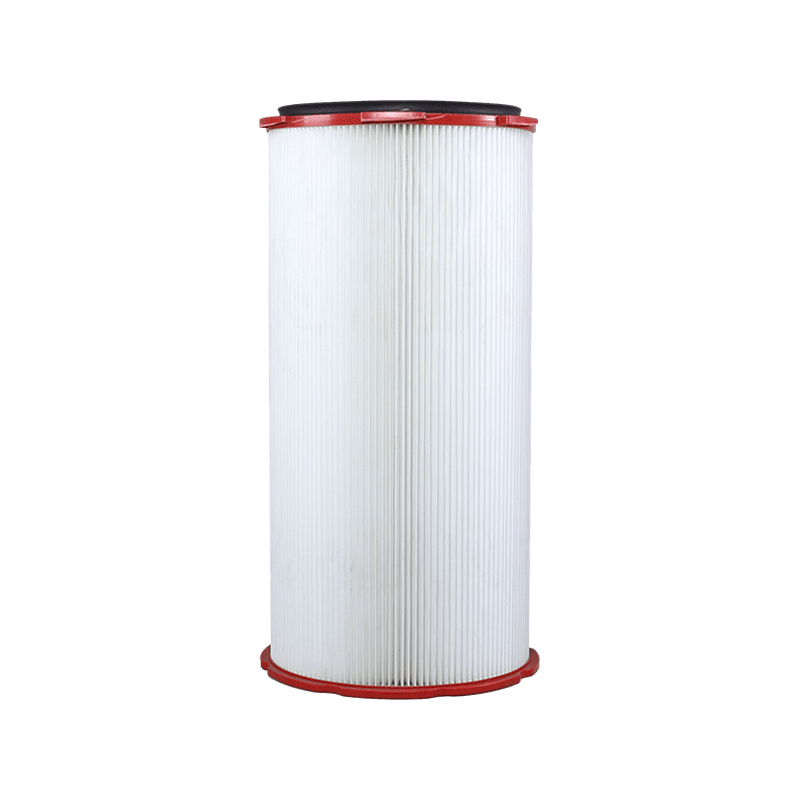 Zylindrischer PTFE-Filter mit PVC-Endkappe