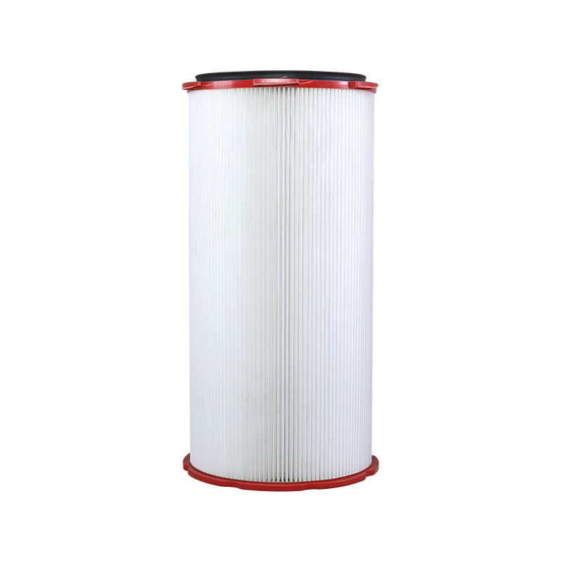 Zylindrischer PTFE-Filter mit PVC-Endkappe